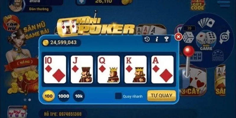 Mẹo chơi mini poker quan trọng cần nắm